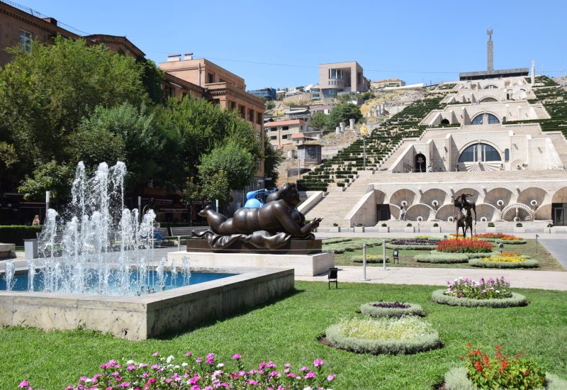 Park,In,Yerevan,With,Cascade,Stairs