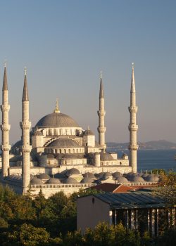 Main mosque of Istanbul - Sultan Ahmet camii. Most famous as Blue mosque.