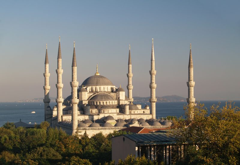 Main mosque of Istanbul - Sultan Ahmet camii. Most famous as Blue mosque.