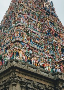 Le Temple de Mînâkshî à Madurai