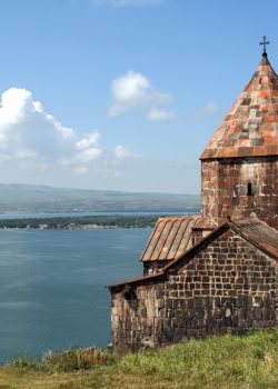 Medieval,Church,On,Sevan,Lake,,Armenia