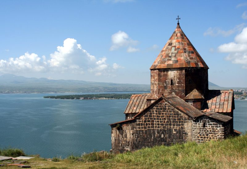 Medieval,Church,On,Sevan,Lake,,Armenia