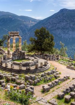 Le Temple d'Athéna Pronaia à Delphes