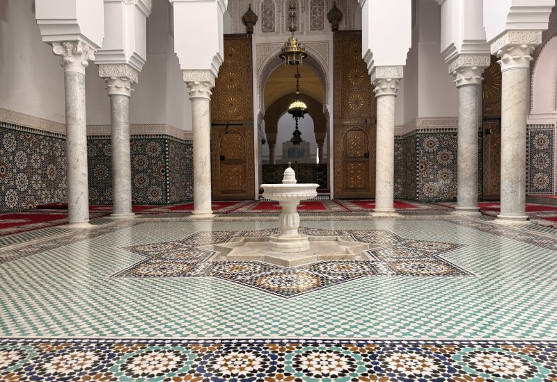 Interior,Rooms,Of,The,Mausoleum,Of,Moulay,Ismail,In,Meknes,