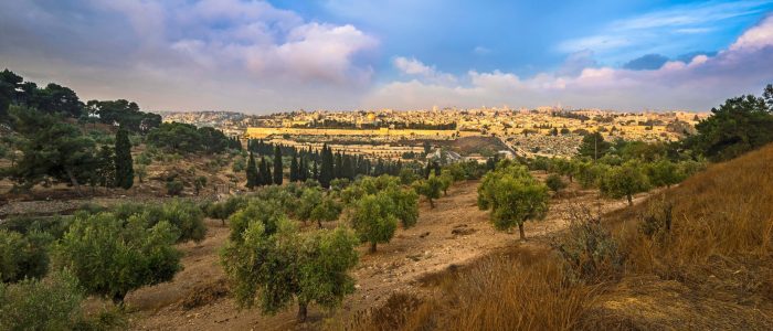 Beautiful,Morning,View,Of,The,Old,City,Jerusalem,With,Dome
