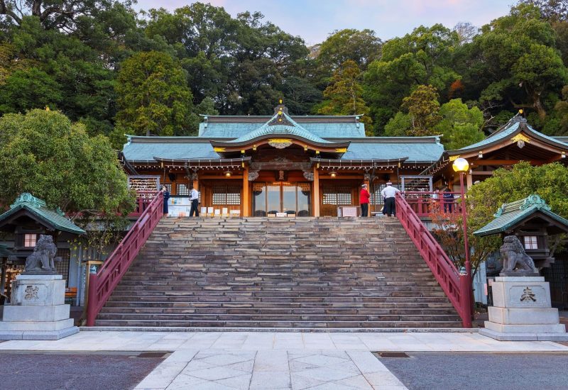 Nagasaki temple Suwa
