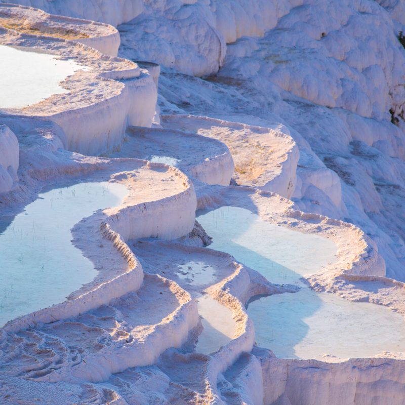 The pools of Pamukkale, Hierapolis, Turkey The pools of Pamukkale, Hierapolis, Turkey