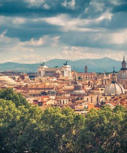 Vue panoramique de Rome