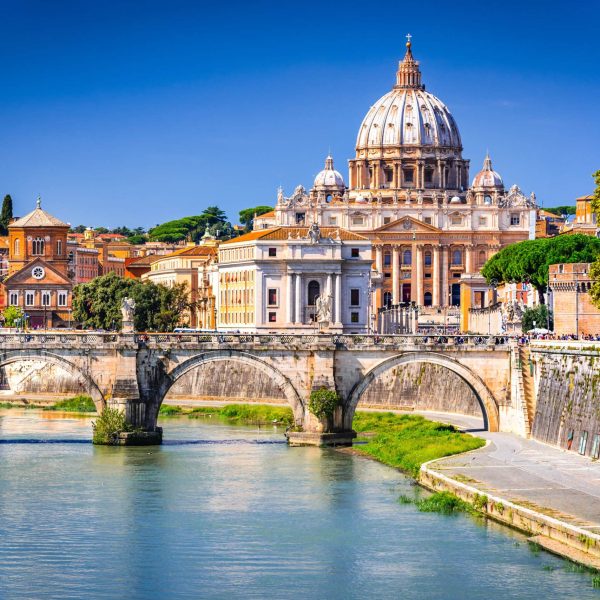 Rome,,Italy.,Vatican,Dome,Of,Saint,Peter,Basilica,(italian:,San