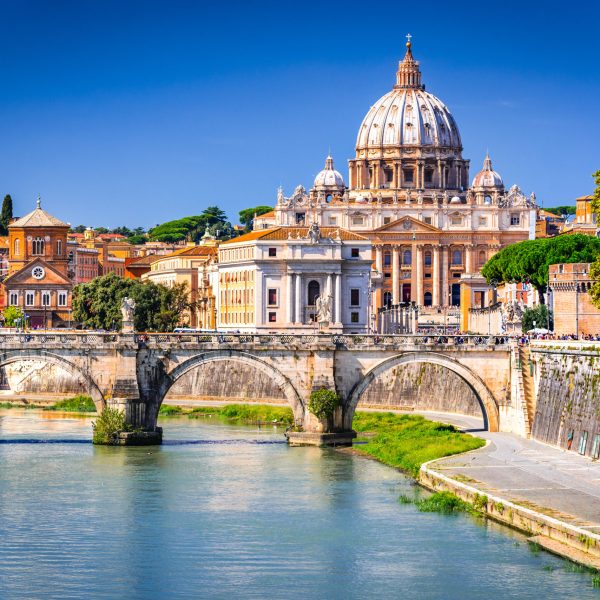 Rome,,Italy.,Vatican,Dome,Of,Saint,Peter,Basilica,(italian:,San